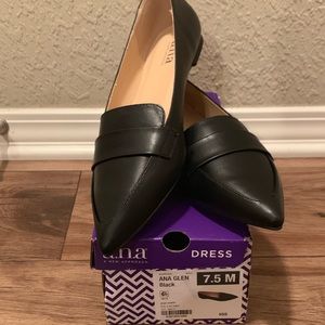 Women’s A.N.A 7.5 Black Flats.